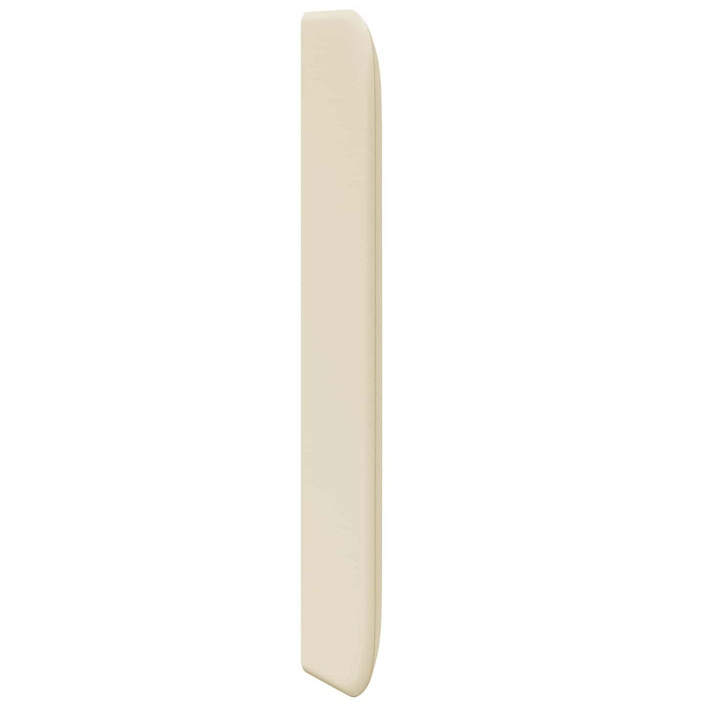 vidaXL Headboard Ear Cream 80 x 16 x 4 cm PVC