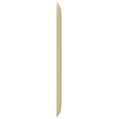 vidaXL Headboard Ear Cream 80 x 16 x 4 cm PVC