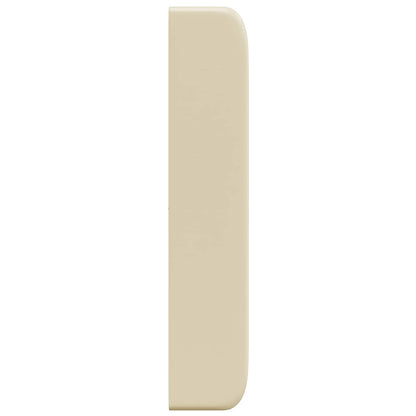 vidaXL Headboard Ear Cream 80 x 16 x 4 cm PVC