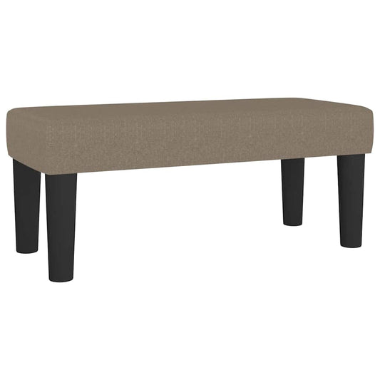 vidaXL Bench Taupe 70x30x30 cm Fabric