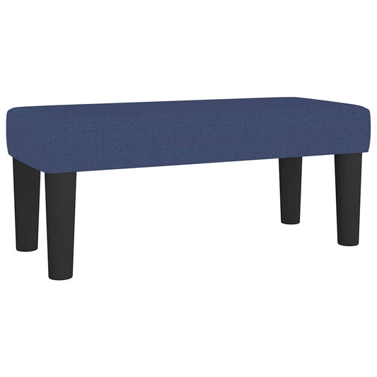 vidaXL Bench Blue 70x30x30 cm Fabric