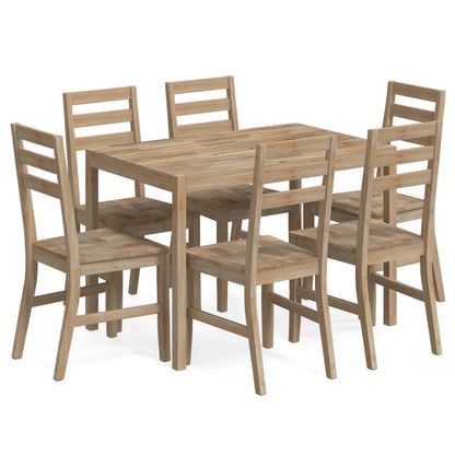 vidaXL Dining Set | Brown | Solid acacia wood | Standard | Durable | Dining Set