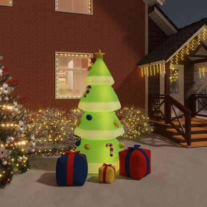 vidaXL Inflatable Christmas Tree with LEDs 240 cm