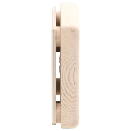 vidaXL 2 in 1 Sauna Hygrothermograph and Sand Timer Set Solid Wood Pine