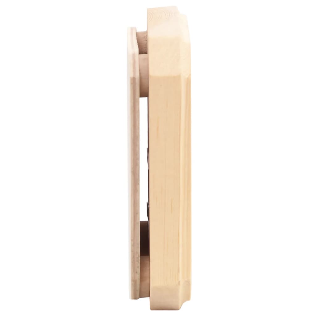 vidaXL 2 in 1 Sauna Hygrothermograph and Sand Timer Set Solid Wood Pine