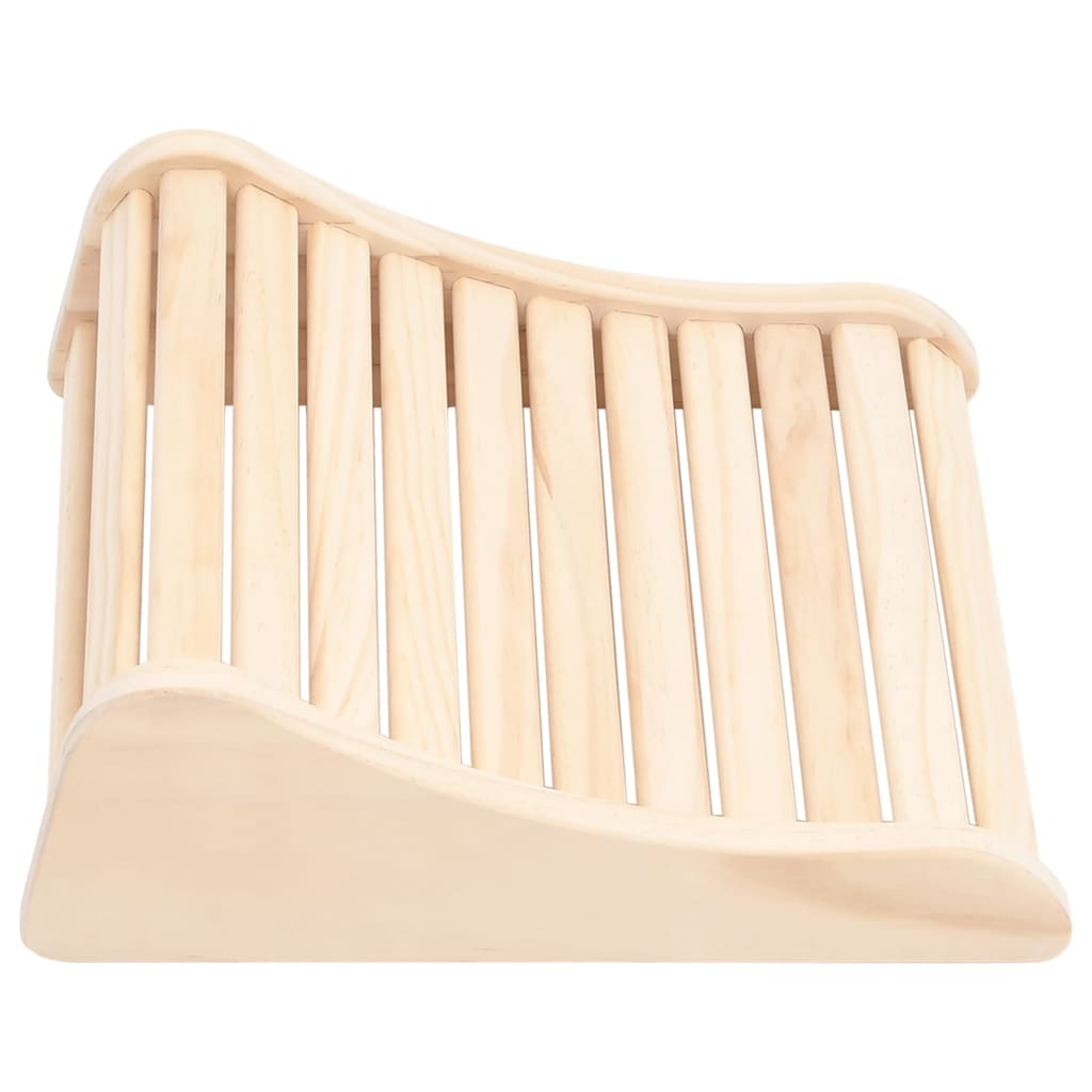 vidaXL Sauna Headrest Solid Wood Pine