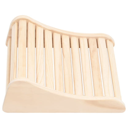 vidaXL Sauna Headrest Solid Wood Pine