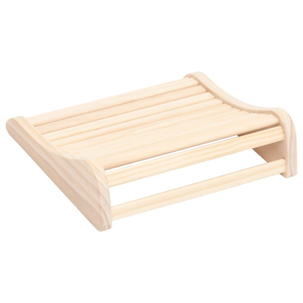 vidaXL Sauna Headrest Solid Wood Pine