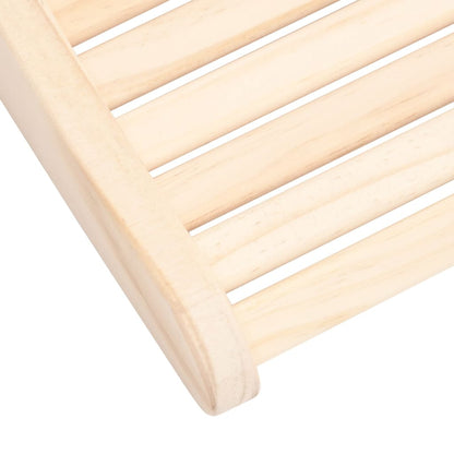 vidaXL Sauna Headrest Solid Wood Pine