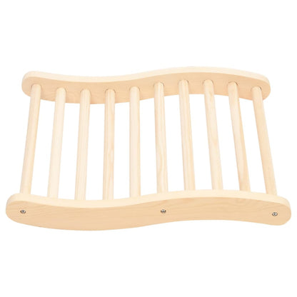 vidaXL S-Shape Sauna Backrest Solid Wood Pine