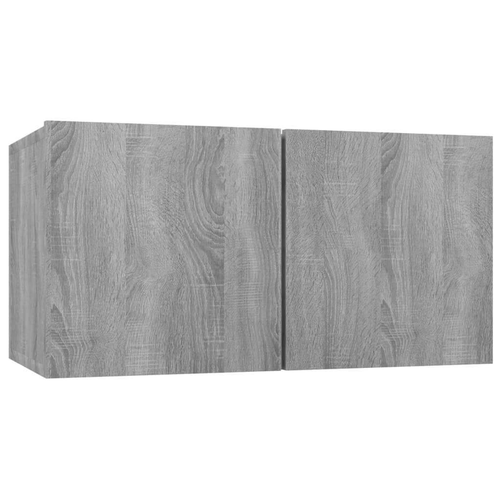 vidaXL 5 Piece TV Cabinet Set Grey Sonoma Engineered Wood