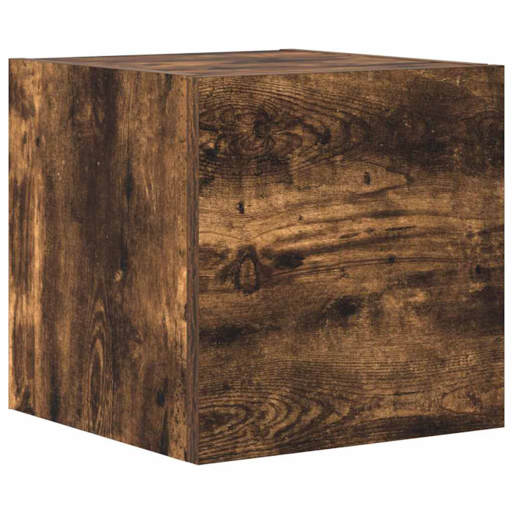 vidaXL 3 Piece TV Cabinet Set Smoked Oak Engineered Wood