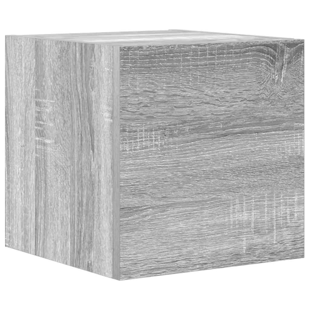 vidaXL 3 Piece TV Cabinet Set Grey Sonoma Engineered Wood