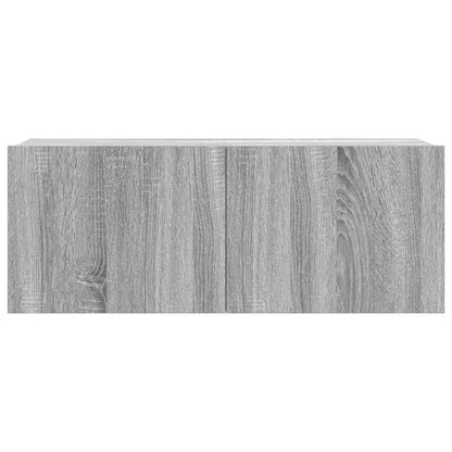 vidaXL 3 Piece TV Cabinet Set Grey Sonoma Engineered Wood