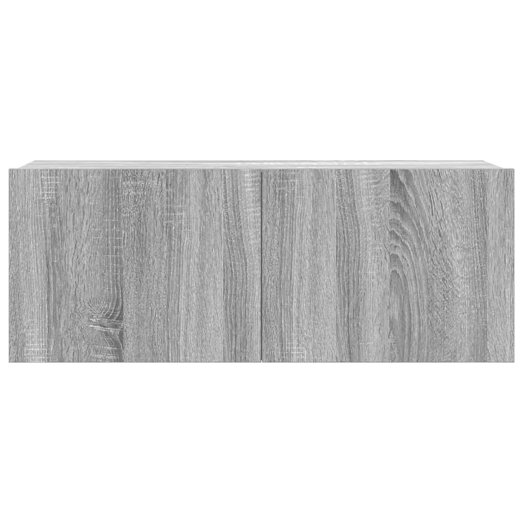 vidaXL 3 Piece TV Cabinet Set Grey Sonoma Engineered Wood