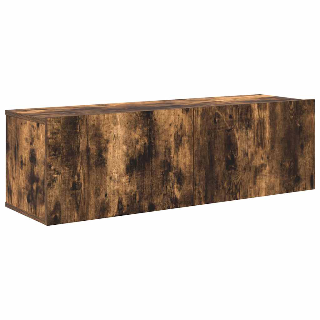 vidaXL 3 Piece TV Cabinet Set Smoked Oak Engineered Wood