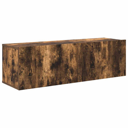 vidaXL 3 Piece TV Cabinet Set Smoked Oak Engineered Wood