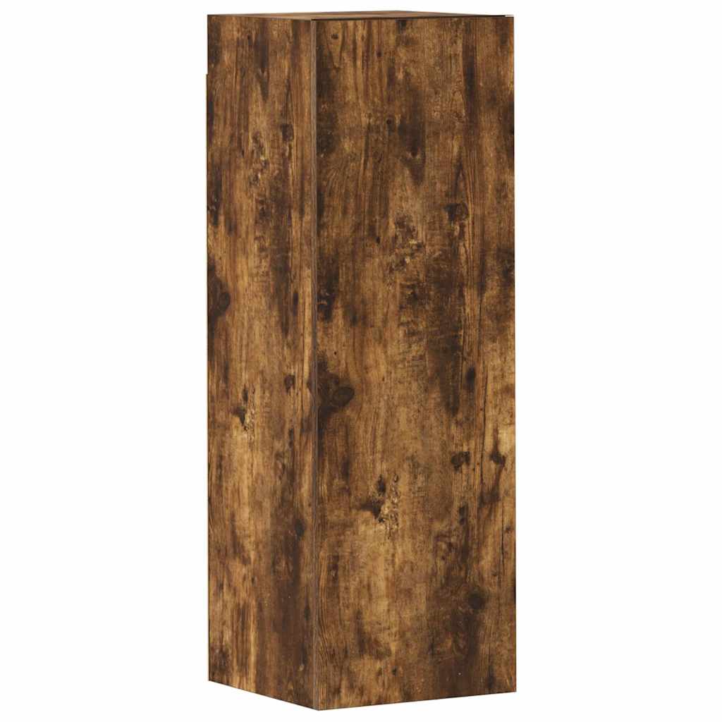 vidaXL 10 Piece TV Cabinet Set Smoked Oak Engineered Wood