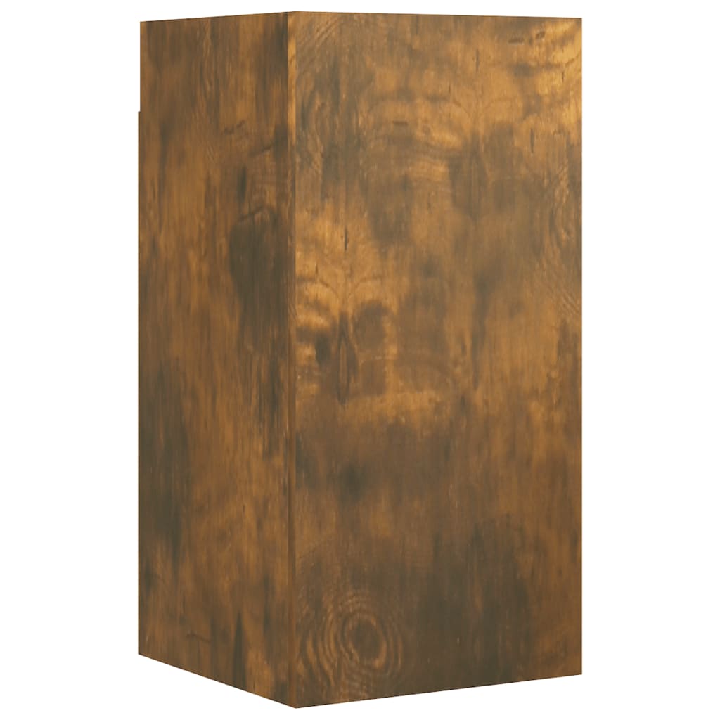 vidaXL 7 Piece TV Cabinet Set Smoked Oak Engineered Wood