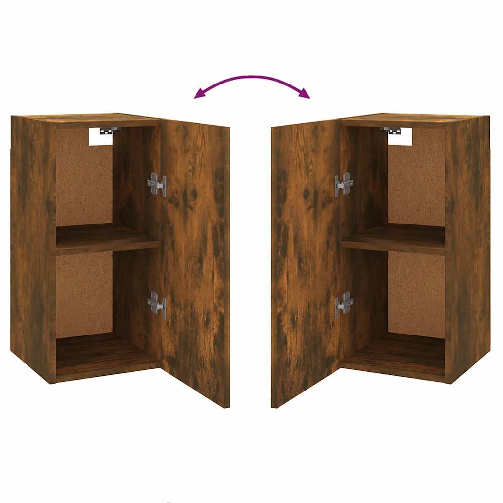 vidaXL 7 Piece TV Cabinet Set Smoked Oak Engineered Wood