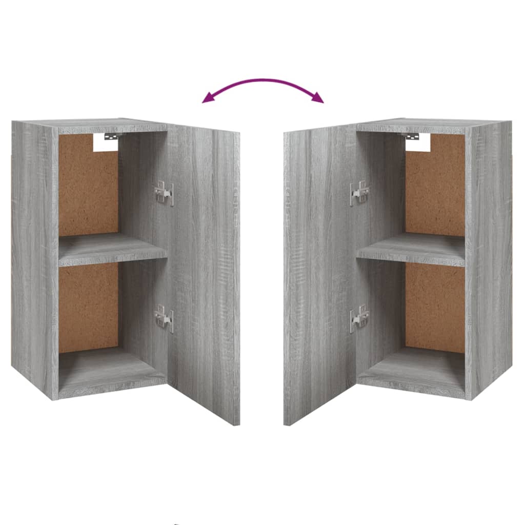 vidaXL 7 Piece TV Cabinet Set Grey Sonoma Engineered Wood