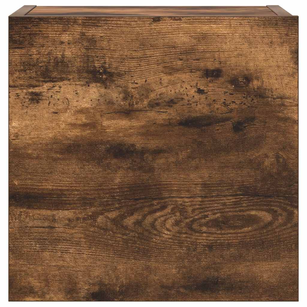 vidaXL 4 Piece TV Cabinet Set Smoked Oak Engineered Wood