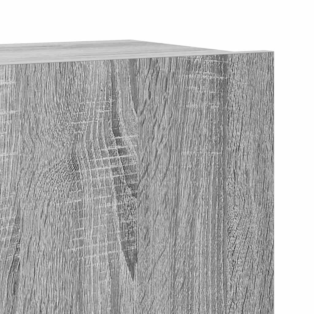vidaXL 4 Piece TV Cabinet Set Grey Sonoma Engineered Wood