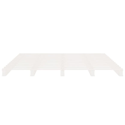 vidaXL Bed Frame without Mattress White 140x200 cm Solid Wood Pine