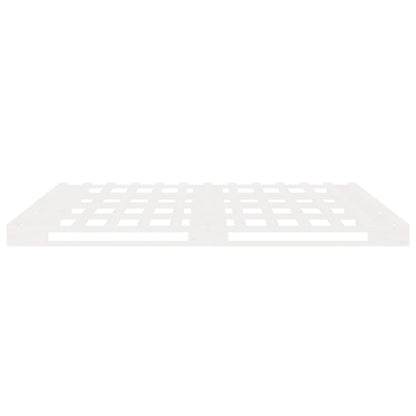 vidaXL Bed Frame without Mattress White 140x200 cm Solid Wood Pine