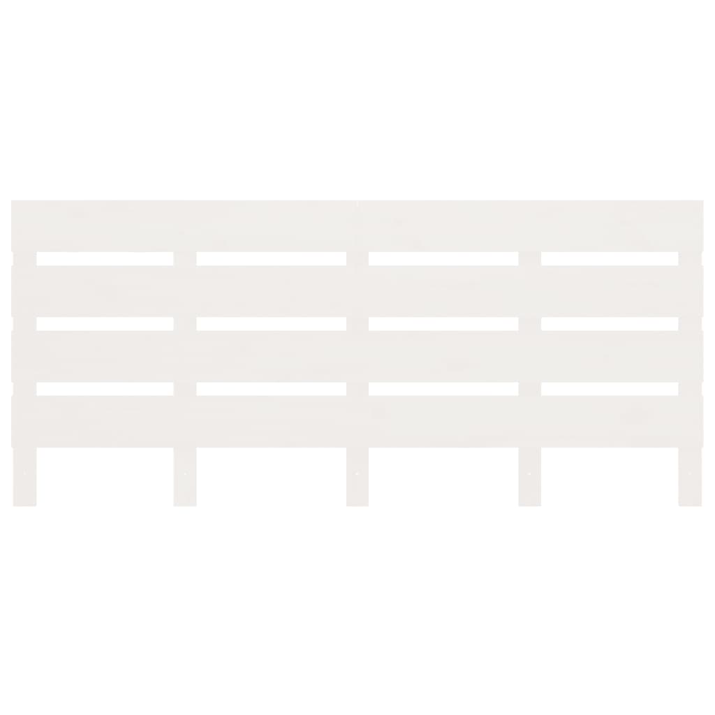 vidaXL Bed Frame without Mattress White 140x200 cm Solid Wood Pine