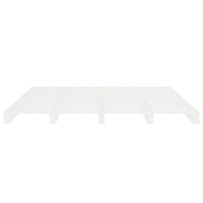 vidaXL Bed Frame without Mattress White 160x200 cm Solid Wood Pine