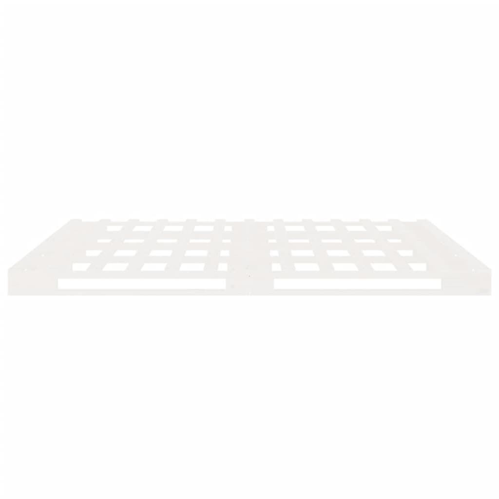 vidaXL Bed Frame without Mattress White 160x200 cm Solid Wood Pine