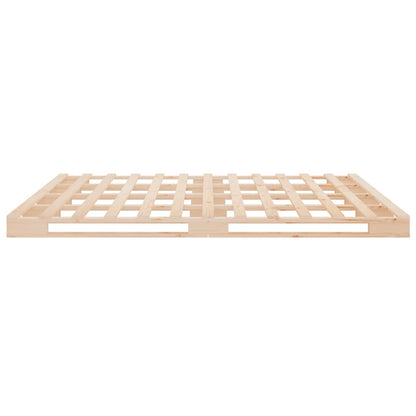 vidaXL Bed Frame without Mattress 180x200 cm Super King Solid Wood Pine