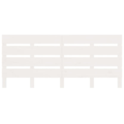 vidaXL Bed Frame without Mattress White 180x200 cm Super King Solid Wood Pine