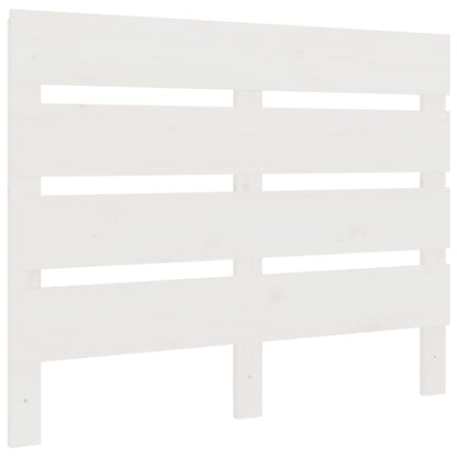 vidaXL Bed Frame without Mattress White 75x190 cm Small Single Solid Wood Pine