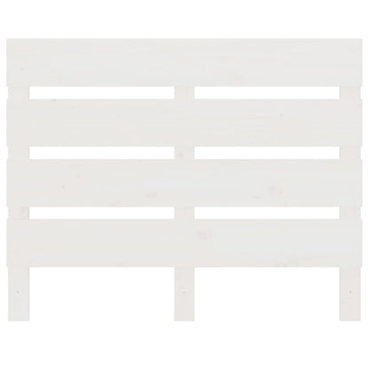 vidaXL Bed Frame without Mattress White 75x190 cm Small Single Solid Wood Pine