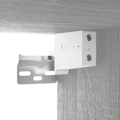vidaXL Bathroom Furniture Set Grey Sonoma Engineered Wood