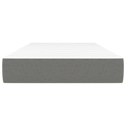 vidaXL Pocket Spring Bed Mattress Medium Dark Grey 100x190x20 cm Twin