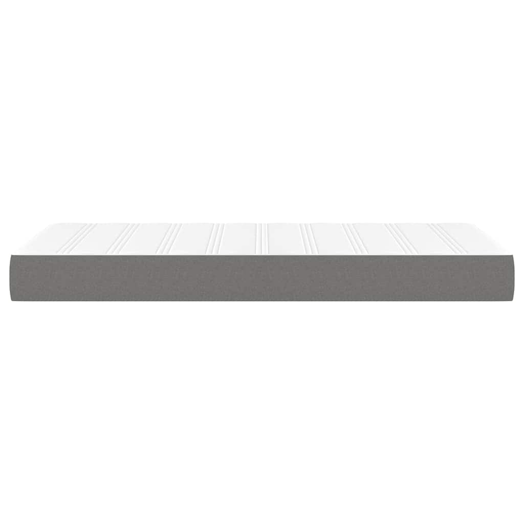 vidaXL Pocket Spring Bed Mattress Medium Dark Grey 100x190x20 cm Twin