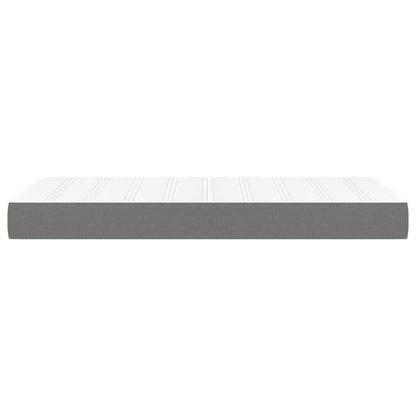 vidaXL Pocket Spring Bed Mattress Medium Dark Grey 100x190x20 cm Twin