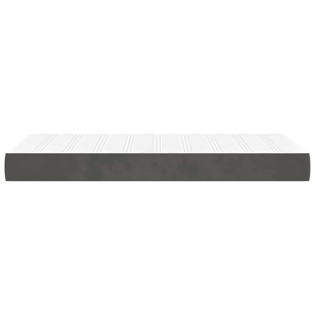 vidaXL Pocket Spring Bed Mattress Medium Dark Grey 100x190x20 cm Twin