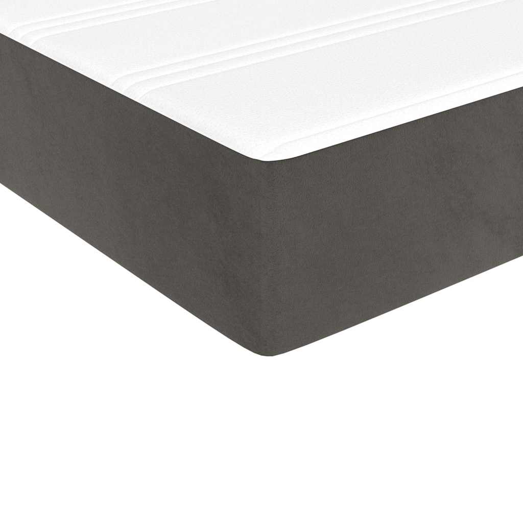 vidaXL Pocket Spring Bed Mattress Medium Dark Grey 100x190x20 cm Twin