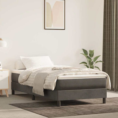 vidaXL Pocket Spring Bed Mattress Medium Dark Grey 100x190x20 cm Twin