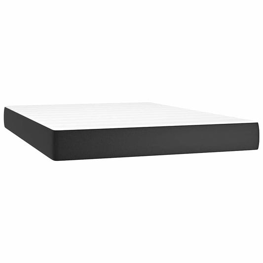 vidaXL Pocket Spring Bed Mattress Medium Black 137x190x20 cm Full