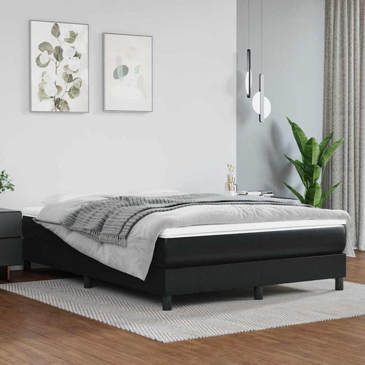 vidaXL Pocket Spring Bed Mattress Medium Black 137x190x20 cm Full