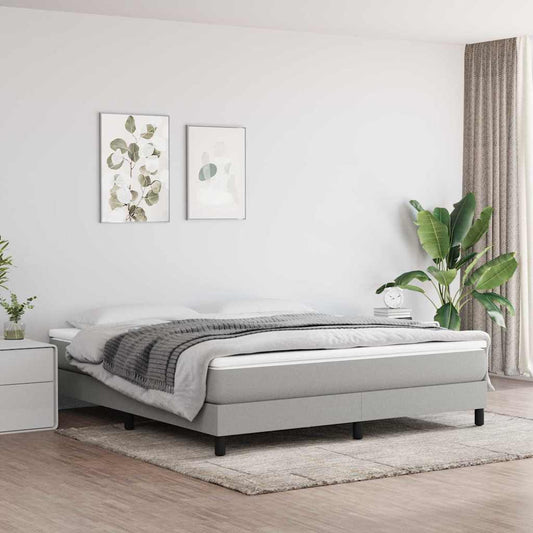 vidaXL Pocket Spring Bed Mattress Medium Light Grey 152x203x20cm Queen