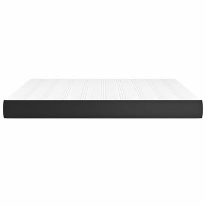 vidaXL Pocket Spring Bed Mattress Black 183x213x20 cm Faux Leather
