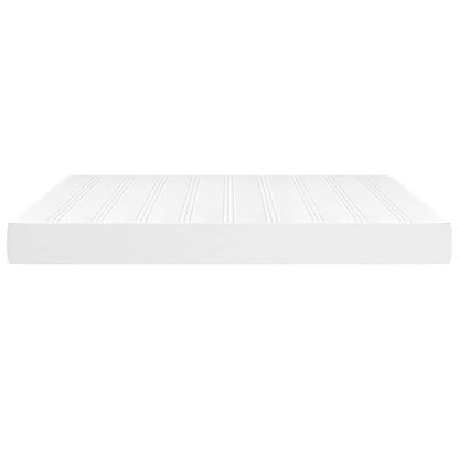 vidaXL Pocket Spring Bed Mattress White 183x213x20 cm Faux Leather
