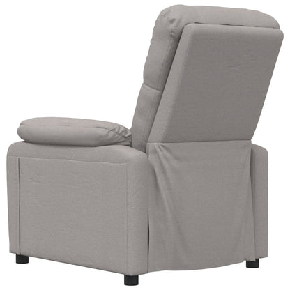 vidaXL Massage Chair Taupe Fabric