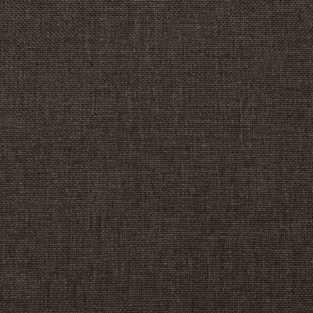 vidaXL Massage Chair Dark Brown Fabric